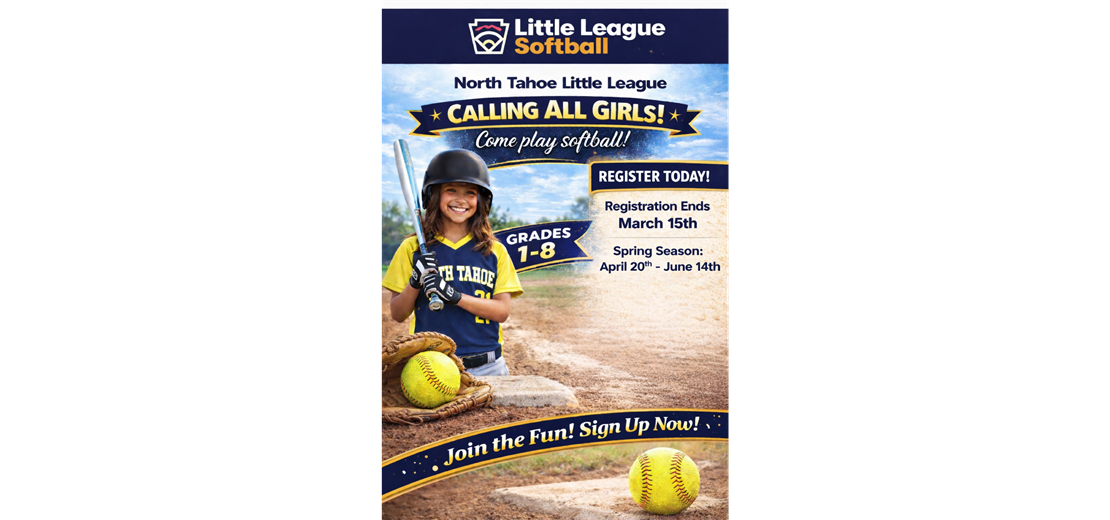 Softball Registration Ends March 15th